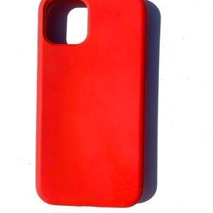 iPhone X, XS Red Silicone Phone Case